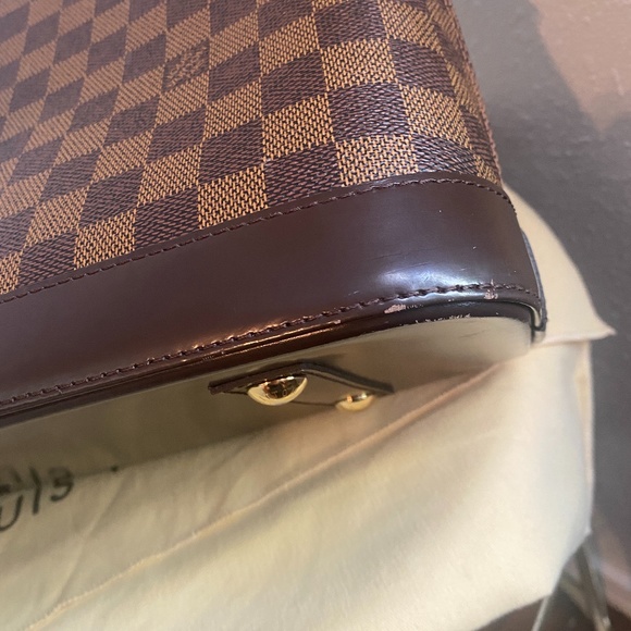 Louis Vuitton Brown Checkered Satchel - Picture 12 of 14